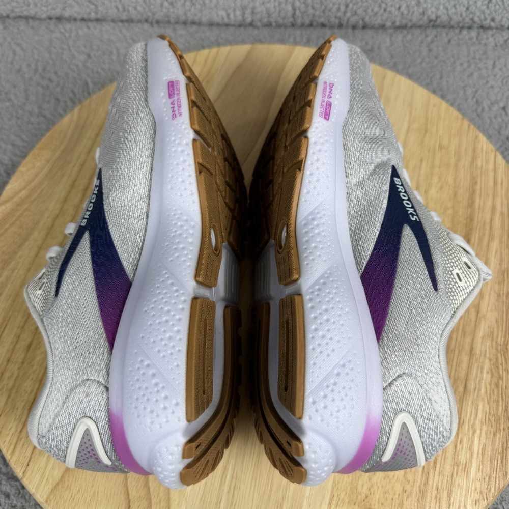 Brooks Ghost 16 Womens Size 6.5 D Wide Gray Running Athletic Gym Training Shoes - Picture 6 of 10